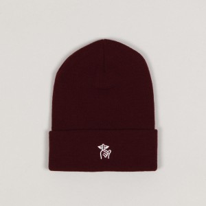 Quiet Life Shhh Beanie Cardinal Red
